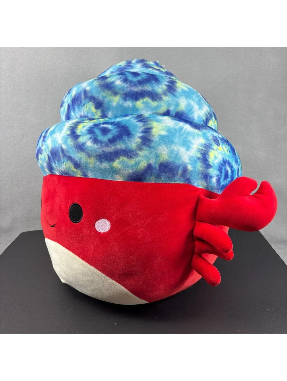 Squishmallows Indie Hermit Crab Huge Plush Stuffed Animal with Blue Tie-Dye